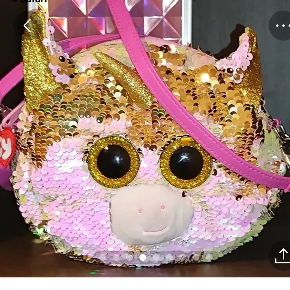 "Fantasia" unicorn Ty Fashion collection. Wristlet
